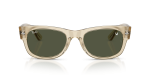 แว่นกันแดด Rayban Mega Wayfarer II RB0832SF-146031 Transparent Honey Green Classic Rayban RB0832SF 146031 ด้านหน้า