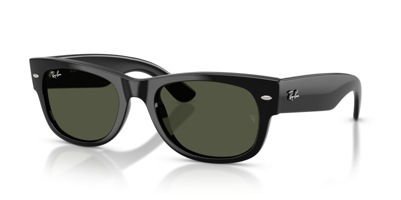 แว่นกันแดด Rayban Mega Wayfarer II RB0832SF-601/31 Black Green Rayban RB0832SF 601/31 แว่นกันแดดสีดำเลนส์เขียว สำหรับทุกเพศ