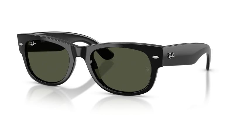 แว่นกันแดด Rayban Mega Wayfarer II RB0832SF-601/31 Black Green Rayban RB0832SF 601/31 แว่นกันแดดสีดำเลนส์เขียว สำหรับทุกเพศ