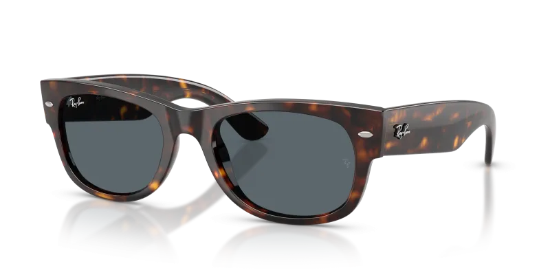 Rayban RB0832SF-902/R5 แว่นกันแดดลายฮาวานาทรง Mega Wayfarer สำหรับทุกเพศ