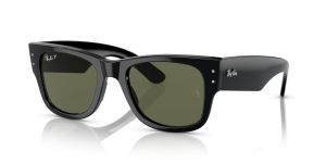 Rayban RB0840SF 901/58 แว่นกันแดดสีดำเลนส์เขียวโพลาไรซ์ สำหรับทุกเพศ