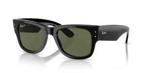 Rayban RB0840SF 901/58 แว่นกันแดดสีดำเลนส์เขียวโพลาไรซ์ สำหรับทุกเพศ