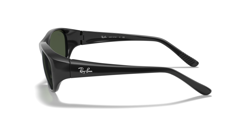แว่นกันแดด Rayban RB2016 601/31 มุมข้าง ทรงสี่เหลี่ยมผืนผ้าย้อนยุค