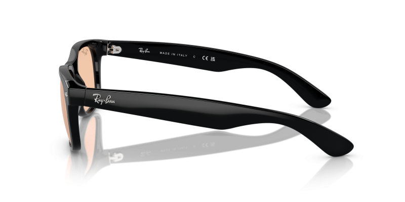 แว่นกันแดด Rayban RB2132F 601/4B มุมข้าง คานจมูกต่ำ Low Bridge Fit