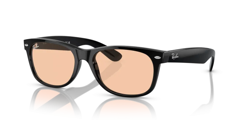 Rayban RB2132F 601/4B แว่นกันแดดสีดำเลนส์ชมพู สำหรับทุกเพศ