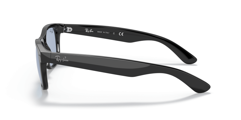 แว่นกันแดด Rayban RB2132F 601/64 มุมข้าง ทรง New Wayfarer สะพานจมูกต่ำ