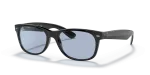 Rayban RB2132F 601/64 แว่นกันแดดสีดำเลนส์น้ำเงินเทาคลาสสิก สำหรับทุกเพศ