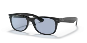 Rayban RB2132F 601/64 แว่นกันแดดสีดำเลนส์น้ำเงินเทาคลาสสิก สำหรับทุกเพศ