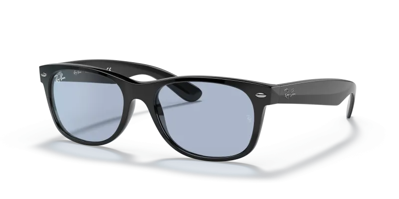 Rayban RB2132F 601/64 แว่นกันแดดสีดำเลนส์น้ำเงินเทาคลาสสิก สำหรับทุกเพศ