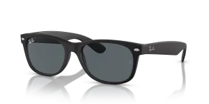 Rayban RB2132F-622/R5 แว่นกันแดดผิวด้านดำรับเบอร์เลนส์น้ำเงิน สำหรับทุกเพศ