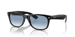 Rayban RB2132F-901/3F แว่นกันแดดดำเลนส์ไล่ระดับสีน้ำเงิน สำหรับทุกเพศ