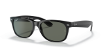 แว่นกันแดด Rayban New Wayfarer Low Bridge Fit RB2132F-901/58 Black G-15 Polarized Green Rayban RB2132F-901/58 แว่นกันแดดเลนส์โพลาไรซ์ G-15 สีเขียว ไซส์ 58 สำหรับทุกเพศ