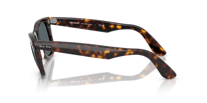 แว่นกันแดด Rayban RB2140F-1463R5 มุมข้าง ขาแว่นสีฮาวานา