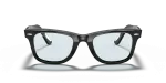 แว่นกันแดด Rayban Wayfarer RB2140F-601/R5 Black Light Grey Rayban RB2140F 601/R5 ด้านหน้า
