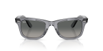 แว่นกันแดด Rayban Wayfarer RB2140F-684671 Transparent Grey Dark Grey Gradient แว่นกันแดด Rayban RB2140F-684671 ด้านหน้า