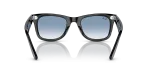 แว่นกันแดด Rayban Wayfarer RB2140F-901/3F Black Blue Rayban RB2140F 901/3F ขาแว่นด้านใน
