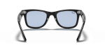 แว่นกันแดด Rayban Wayfarer RB2140F-901/64 Black Blue Grey Rayban RB2140F 901/64 ขาแว่นด้านใน