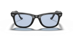 แว่นกันแดด Rayban Wayfarer RB2140F-901/64 Black Blue Grey Rayban RB2140F 901/64 ด้านหน้า