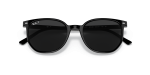 แว่นกันแดด Rayban Elliot RB2197F-901/48 Black Polarized Rayban RB2197F 901/48 close-up ด้านหน้า