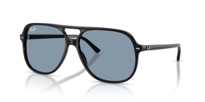 Rayban RB2198 901/56 แว่นกันแดดสีดำเลนส์น้ำเงิน สำหรับทุกเพศ