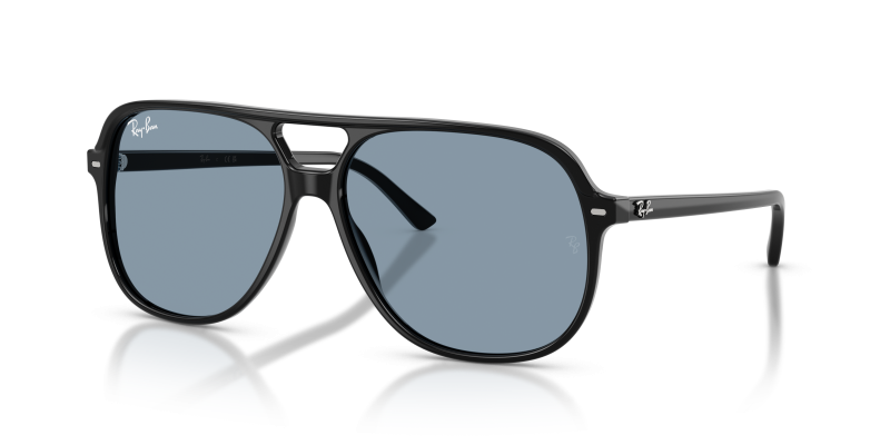 Rayban RB2198 901/56 แว่นกันแดดสีดำเลนส์น้ำเงิน สำหรับทุกเพศ