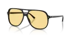 แว่นกันแดด Rayban Bill RB2198-901/R6 Black Yellow Rayban RB2198 901/R6 แว่นกันแดดสีดำเลนส์เหลือง สำหรับทุกเพศ