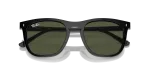 แว่นกันแดด Rayban RB2210F-901/31 Black Green Rayban RB2210F 901/31 close-up ด้านหน้า