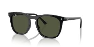 Rayban RB2210F 901/31 แว่นกันแดดดำ เลนส์เขียว ทั้งสองเพศ