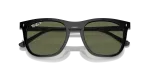 แว่นกันแดด Rayban RB2210F-901/58 Black Green Polarized Rayban RB2210F 901/58 close-up ด้านหน้า