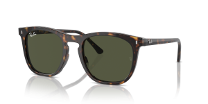Rayban RB2210F 902/31 แว่นกันแดดลายฮาวานาเลนส์เขียว สำหรับทุกเพศ
