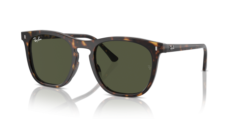 แว่นกันแดด Rayban RB2210F-902/31 Havana Green Rayban RB2210F 902/31 แว่นกันแดดลายฮาวานาเลนส์เขียว สำหรับทุกเพศ