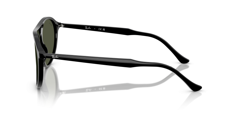 แว่นกันแดด Rayban RB2215F 901/31 มุมข้าง ไซซ์ XL ทรงสี่เหลี่ยมจัตุรัส