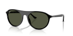 แว่นกันแดด Rayban RB2215F-901/31 Black Green Rayban RB2215F 901/31 แว่นกันแดดดำ เลนส์เขียว ทั้งสองเพศ