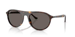 Rayban RB2215F 902/B1 แว่นกันแดดลายฮาวานาเลนส์เทาเข้ม สำหรับทุกเพศ