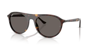 Rayban RB2215F 902/B1 แว่นกันแดดลายฮาวานาเลนส์เทาเข้ม สำหรับทุกเพศ