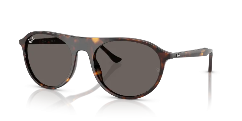 Rayban RB2215F 902/B1 แว่นกันแดดลายฮาวานาเลนส์เทาเข้ม สำหรับทุกเพศ