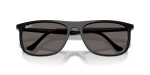 แว่นกันแดด Rayban RB2216F-901/B1 Black Dark Grey Rayban RB2216F 901/B1 close-up ด้านหน้า