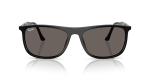 แว่นกันแดด Rayban RB2216F-901/B1 Black Dark Grey Rayban RB2216F 901/B1 ด้านหน้า