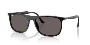 Rayban RB2216F 901/B1 แว่นกันแดดดำ เลนส์เทาเข้ม ทั้งสองเพศ
