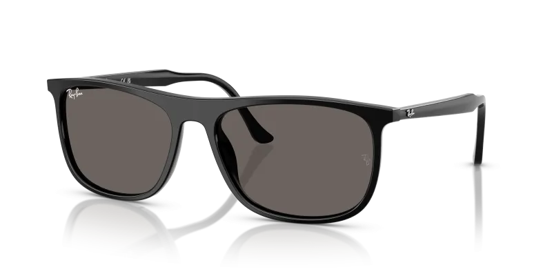 แว่นกันแดด Rayban RB2216F-901/B1 Black Dark Grey Rayban RB2216F 901/B1 แว่นกันแดดดำ เลนส์เทาเข้ม ทั้งสองเพศ