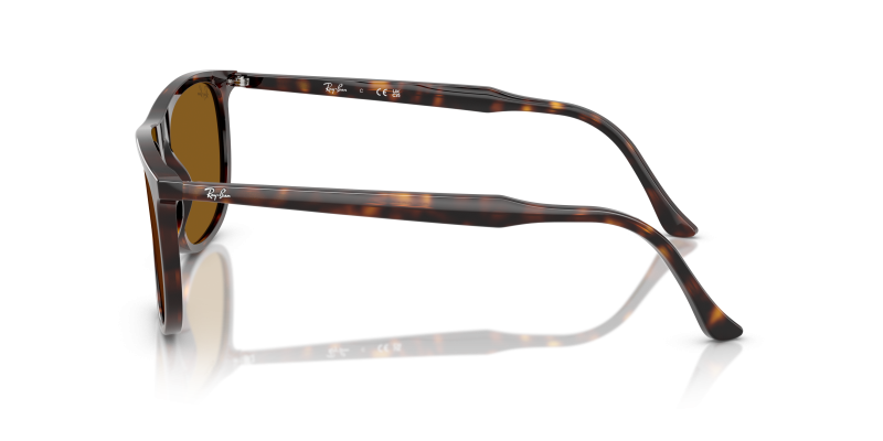 แว่นกันแดด Rayban RB2216F 902/33 มุมข้าง ทรงสี่เหลี่ยมผืนผ้าลายฮาวานา