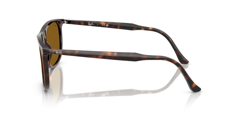 แว่นกันแดด Rayban RB2216F 902/33 มุมข้าง ทรงสี่เหลี่ยมผืนผ้าลายฮาวานา