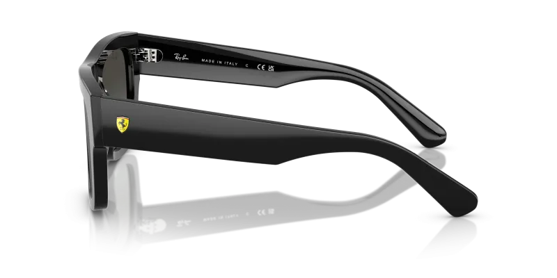 แว่นกันแดด Rayban RB2217M-F60188 มุมข้าง ขาแว่นสีดำ