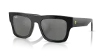 แว่นกันแดด Rayban Home Race Special Edition RB2217M-F60188 Black Silver Mirror Grey Gradient แว่นกันแดด Rayban RB2217M-F60188 มุมเฉียง สีดำ สำหรับทุกเพศ