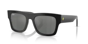 แว่นกันแดด Rayban RB2217M-F60188 มุมเฉียง สีดำ สำหรับทุกเพศ