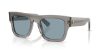 แว่นกันแดด Rayban RB2217M-F70472 มุมเฉียง สีเทาโปร่งใส สำหรับทุกเพศ