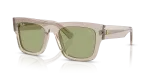 แว่นกันแดด Rayban RB2217M-F71282 มุมเฉียง สีน้ำตาลอ่อนโปร่งใส สำหรับทุกเพศ