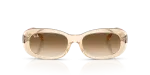 แว่นกันแดด Rayban RB2221F-690251 Transparent Nude Gradient Brown Rayban RB2221F 690251 ด้านหน้า