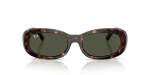 แว่นกันแดด Rayban RB2221F-902/31 Havana Green Rayban RB2221F 902/31 ด้านหน้า