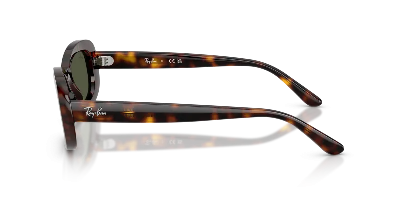 แว่นกันแดด Rayban RB2221F 902/31 มุมข้าง ทรงวงรีไซซ์ M